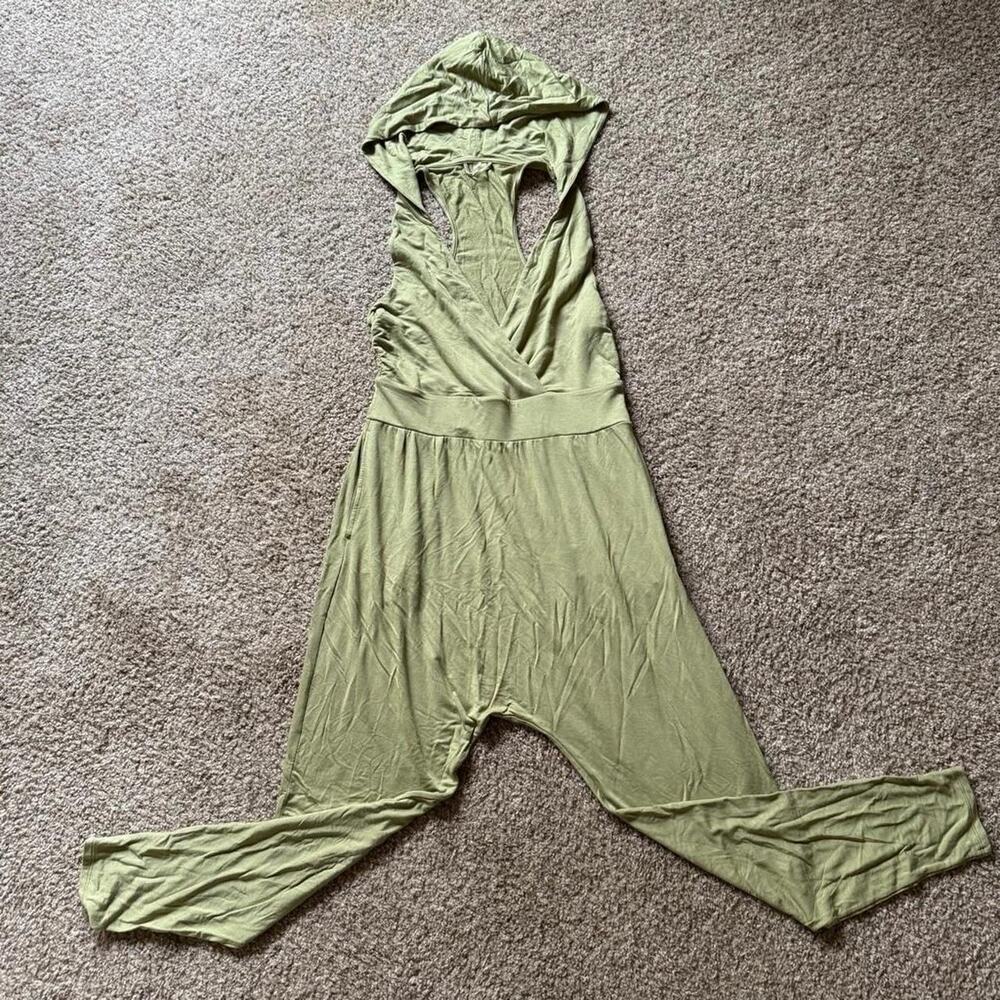 Free People Second Chance Onesie NWOT Size M Sage FP Movement - Picture 3 of 5